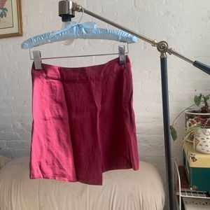 Eye to Eye - Andrea Mini Skort - Burgundy